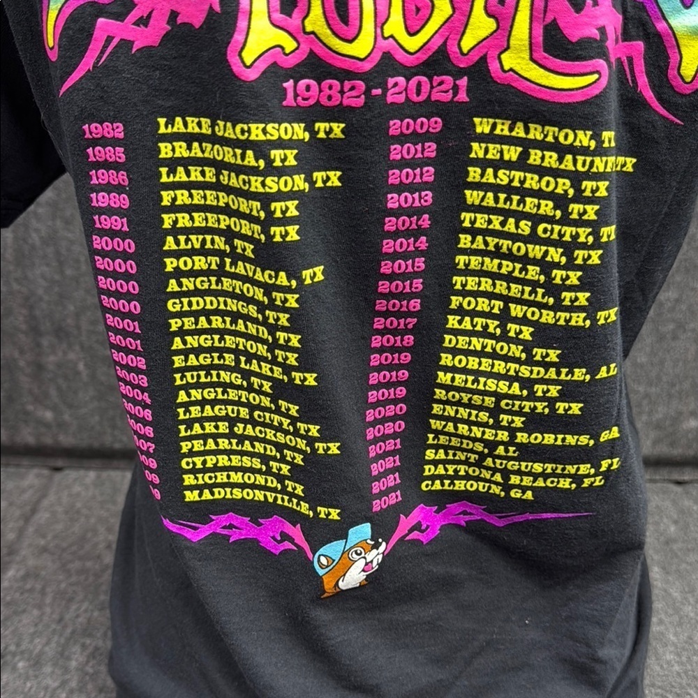 Madison Black Tee with Colorful Graphic - Picture 5 of 6